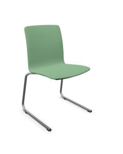 ProfiM Com K42V2 Besucherstuhl mit C-Fußgestell, Holzschale, voll umpolstert