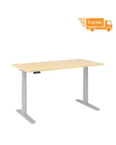Wipper Leipzig 2376 Sitz-Steh-Schreibtisch elek. höhenverstellbar 160x80 cm