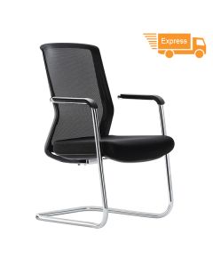 @office Netkon 30040 Freischwinger mit Netzrückenlehne