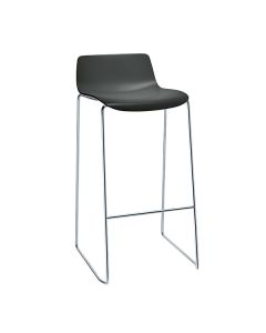 Brunner Fina Bar 6451 Barhocker mit Kufengestell und Kunststoffschale
