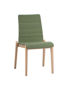 Brunner Fina Wood 6822 Stapelstuhl mit Vierfußgestell