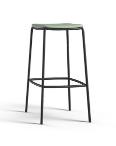 Brunner Nate S 7711 Barhocker mit Vierfußgestell und Sitz gepolstert
