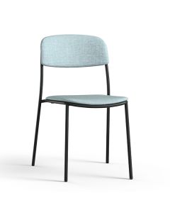 Brunner Nate S 7722 Stapelstuhl mit Vierfußgestell, Sitz und Rücken gepolstert