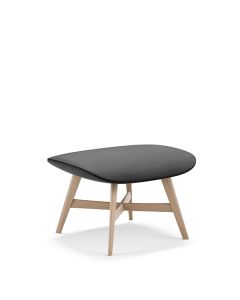 Brunner Ray Lounge 9246 Ottomane mit Vierfußgestell aus Holz