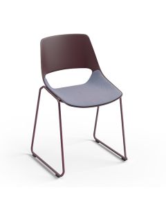 Brunner Scoop 4804 Schalenstuhl mit Kufengestell