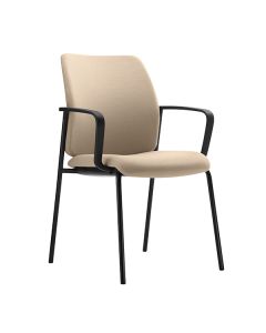 Dauphin Clynn CL 7301 Stuhl mit Vierfußgestell und hoher Polsterrückenlehne