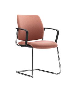 Dauphin Clynn CL 7303 Freischwinger mit hoher Polsterrückenlehne