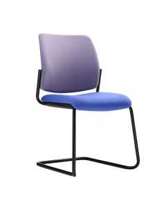 Dauphin Clynn CL 7307 Freischwinger mit mittelhoher Polsterrückenlehne