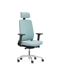 Dauphin Sequel Cosy SQ 7268 Drehstuhl mit hohem Polsterrücken und Ergo-Nackenstütze