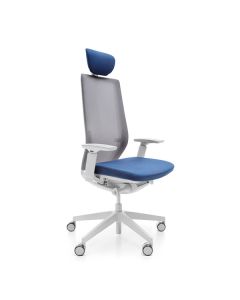 ProfiM AccisPro 151SFL Drehstuhl mit Netzrücken und Kopfstütze