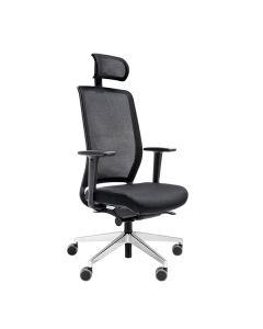 ProfiM Veris Net 110SFL Drehstuhl mit Netzrückenlehne und Kopfstütze