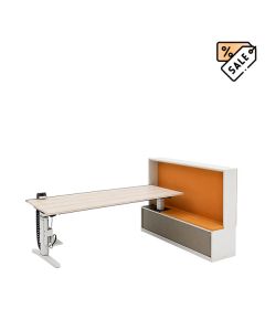 Steelcase Share It W8H2T070A Schreibtisch mit Schrankkombination (Ausstellungsstück)