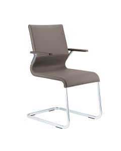 Züco Lacinta EL0598 comfort Freischwinger mit Vollposterrückenlehne
