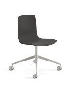 Arper Aava 02 7604 Stuhl mit festem Sternfußgestell und Rollen