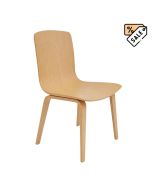 Arper Aava 02 7625 Stuhl mit Vierfußgestell aus Holz (Ausstellungstück)