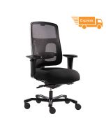 @office Mesh Plus 70010 Schwergewichtsdrehstuhl mit höhenverstellbarer Netzrückenlehne