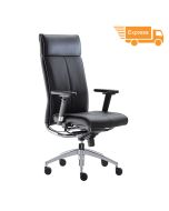 @office Top 40011 Ledersessel mit hoher Rückenlehne und Kopfstütze