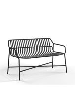 Brunner Crona Steel 6347/A Loungebank mit Vierfußgestell und Armlehnen