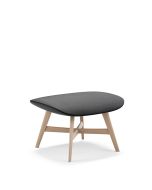 Brunner Ray Lounge 9246 Ottomane mit Vierfußgestell aus Holz