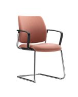 Dauphin Clynn CL 7303 Freischwinger mit hoher Polsterrückenlehne