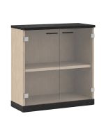 Nowy Styl SQart D2 MIX Glasflügeltürenschrank
