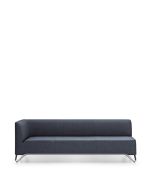 ProfiM Softbox 3R Ecksofa 3-Sitzer mit Kufengestell