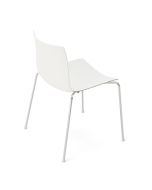 Arper Catifa 46 0251 Stuhl mit Vierfußgestell - Schale weiß (auf Lager)