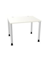 OKA DeskLine Simply DL8 TV0006 Schreibtisch 100x80 cm mit Vierfußgestell