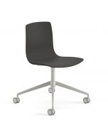 Arper Aava 02 7604 Stuhl mit festem Sternfußgestell und Rollen