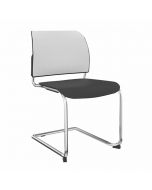 ProfiM Bit 555V Freischwinger, Sitz aus Kunststoff und Netzrücken