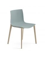 Arper Catifa 46 0355 Stuhl mit Vierfußgestell aus Holz