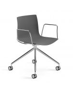 Arper Catifa 46 0369 Stuhl mit fixem Spinnenfuß und Rollen