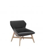 Brunner Ray Lounge 9245 Sessel mit Vierfußgestell aus Holz
