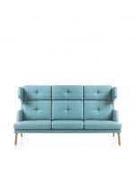 ProfiM October 32 Sofa 3-er mit Vierfußgestell und hoher Rückenlehne