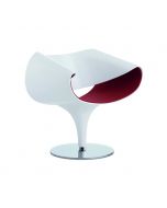 Züco Perillo PE 0831 Loungesessel mit Tellerfuss und Kunststoffschale