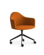 Lapalma Edit S573 Sessel mit vierstrahligem Drehfußgestell aus Alu