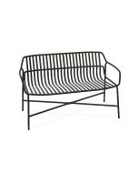 Brunner Crona Steel 6347/A Loungebank mit Vierfußgestell und Armlehnen