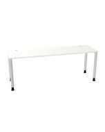 OKA DeskLine Simply DL8 TV0025 Schreibtisch 200x60cm mit Vierfußgestell