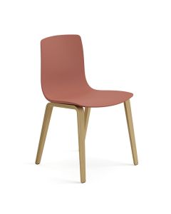 Arper Aava 02 7602 Stuhl mit Vierfußgestell aus Holz