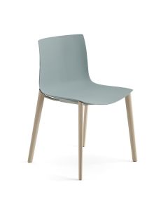 Arper Catifa 46 0355 Stuhl mit Vierfußgestell aus Holz