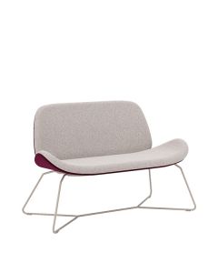 Nowy Styl Tilkka CFSX-ROD Sofa mit X-Fuß Kufengestell