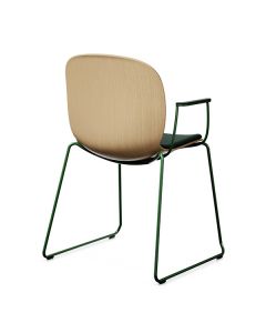 ProfiM Noor 6065S Stuhl mit Kufengestell, Holzschale und Sitz gepolstert