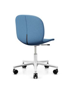 ProfiM Noor 6070F Stuhl mit 5-Arm-Fußkreuz, Kunststoffschale und Vollpolsterung