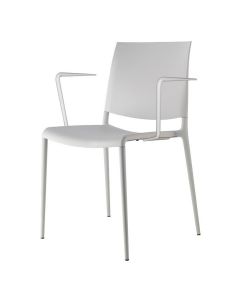Rexite Alexa 2521 Stuhl in Polypropylen weiß Gestell lackiert