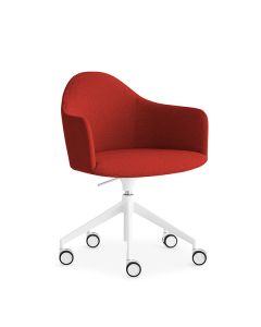 Lapalma Edit S574 Sessel mit fünfstrahligem Drehgestell aus Alu, höhenverstellbar