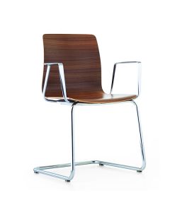 Dauphin Fiore FI7523 Freischwinger mit Holzschale